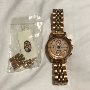 Fossil Rose Gold Watch